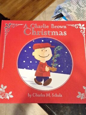 A Charlie Brown Christmas Hardcover Book - Red Cover